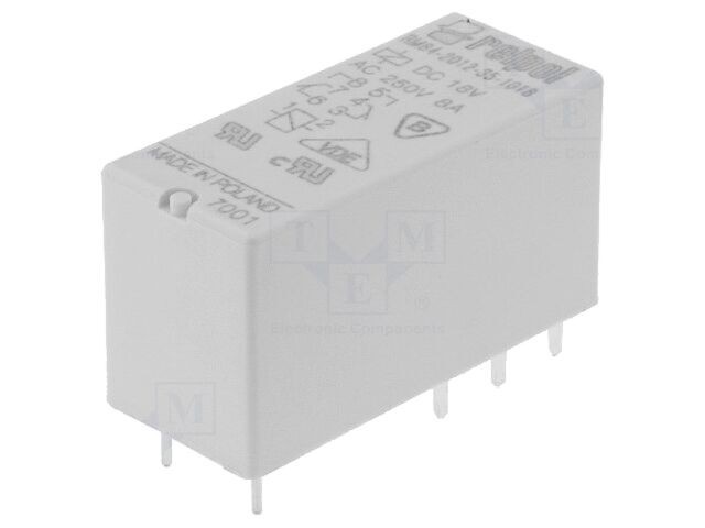 Releu Electromagnetic DPDT 18VDC 8A PCB