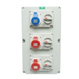 Tablou grup prize organizare santier 2x415V/16A, 1x250V/16A, 520x300x160mm IP44/67 Suntree