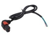 Cablu Alimentare IEC C13 1m Blocare 90&deg;