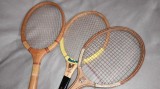 3 rachete tenis camp vintage din lemn pt. colectie WINNER - MASTER WIN - TURNIER