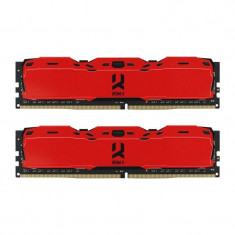 Memorie Goodram IRDM X Red 16GB DDR4 3000MHz CL16 Dual Channel Kit foto