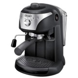 Espressor manual DeLonghi EC221.B, dispozitiv spumare, sistem cappuccino, 15 bar, oprire automata, negru