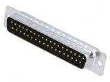Mufă D-Sub 37 pini tată cablu lipire aurit, MH CONNECTORS