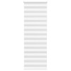 Jaluzea tip zebra alb lățime țesătură 70,9 cm poliester