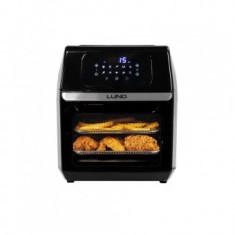 Friteuza aer cald, 1800 W, 30-200 C, 12 l, Negru, Temporizator, Ecran LCD, 5 programe