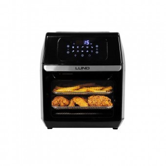 Friteuza aer cald, 1800 W, 30-200 C, 12 l, Negru, Temporizator, Ecran LCD, 5 programe foto