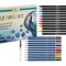 Set creativ, 12 carioci acuarela, 12 creioane colorate tip acuarela, 1 pensula, Nassau