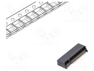 Conector M.2 NGFF orizontal SMT 67 PIN 0,5A ATTEND foto