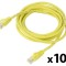 Patch cord galben U/UTP 3m