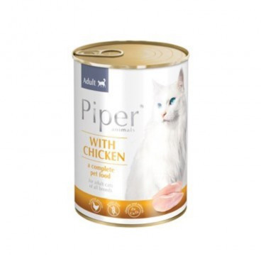 Hrana umeda pentru pisici, Piper Cat, carne de pui, 400 g AnimaPet MegaFood foto
