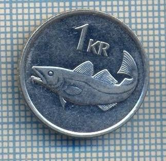 AX 304 MONEDA - ISLANDA - 1 KRONA -ANUL 1991 -STAREA CARE SE VEDE foto
