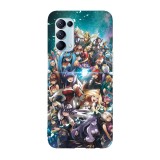 Husa compatibila cu Oppo A55, Viceversa, model League of Girls Anime, Silicon, TPU, Transparent, Carcasa