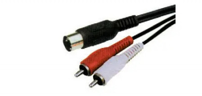 Cablu 5DIN-2XRCA foto