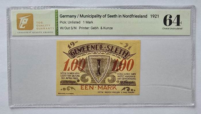 1 Mark Germany 1921