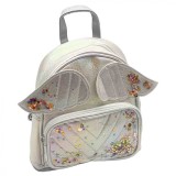 Ghiozdan Fetite Aripi Ingeras, Piele Eco, 22x20x13 cm, Rechizite Gradinita, Curele Reglabile, Multicolor