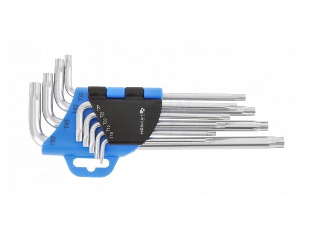 Set chei Torx lungi 9 bucăți crom-vanadium