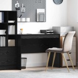 VidaXL Birou de scris Stejar negru Lemn prelucrat 100 x 50 x 76 cm
