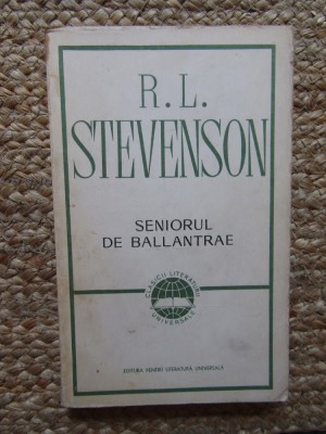 R L STEVENSON - SENIORUL DE BALLANTRAE foto