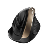 Mouse Ergo &bdquo;NX-8250S&rdquo;, PC sau NB, wireless, 2.4GHz, optic, 1600 dpi, butoane/scroll 5/1, auriu