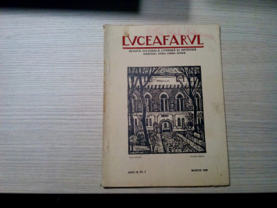 LUCEAFARUL Revista Culturala, Literara si Atistica - II Nr.3/1936 - CATUL BOGDAN foto