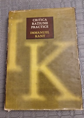 Critica ratiunii practice Immanuel Kant foto