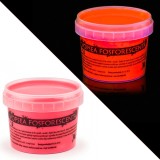 Vopsea glow in the dark fosforescenta care lumineaza roz - 100 g