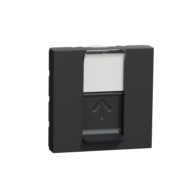 Priza RJ45 CAT5 UTP 2M Schneider Noua Unica antracit NU341154