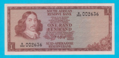 Africa de Sud 1 Rand 1973 &amp;quot;Van Riebeeck&amp;quot; UNC seria 002636 foto