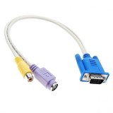 Cablu VGA la S-Video si Adaptor RCA, Oem