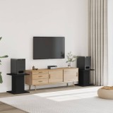 VidaXL Suporturi de difuzoare 2 buc. negru 30x30x40 cm lemn prelucrat