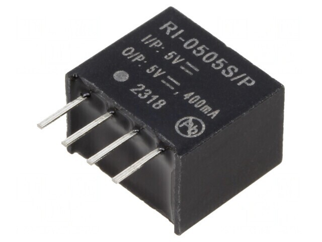 Convertor DC/DC 2W 5V 400mA SIP4