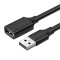 Cablu de extensie UGREEN US103 USB 2.0, 5 m (Negru)