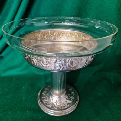 FRUCTIERA CU PICIOR SI STICLA PENTRU FRUCTE - GERMANIA anii &amp;#039;50 foto