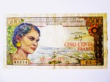 Rara! Republica Malgasa/Madagascar 500 Francs 1966,bancnota din imagini la cel mai mic pret