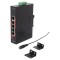 Switch Ethernet Neadministrabil 5 Porturi 12-48VDC LNX-500A