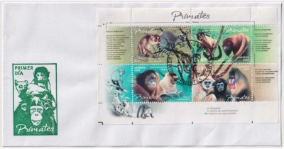CUBA 2020 FAUNA MAIMUTE FDC foto