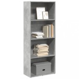 VidaXL Bibliotecă, gri beton, 60x30x152 cm, lemn prelucrat 857911