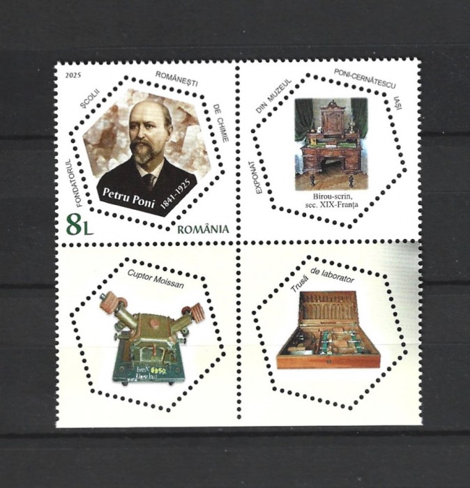 ROMANIA 2025 - SAVANTI ROMANI, VINIETA 2, MNH - LP 2509