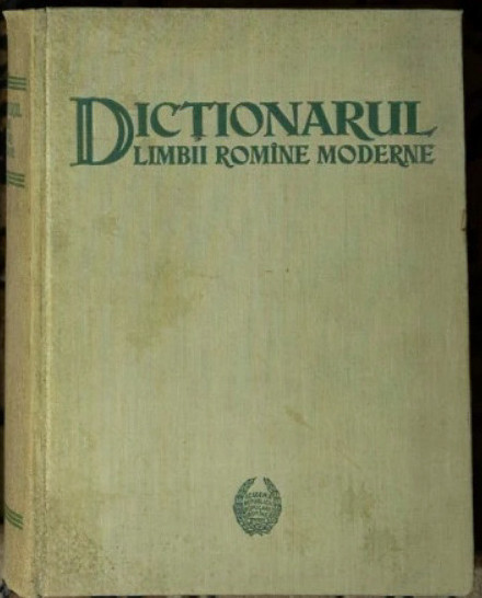 D. Macrea - Dictionarul limbii romane moderne 1958