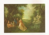 FA100 -Carte Postala- GERMANIA - Nicolas Lancret, Dance by the fountain of Pegasus, necirculata