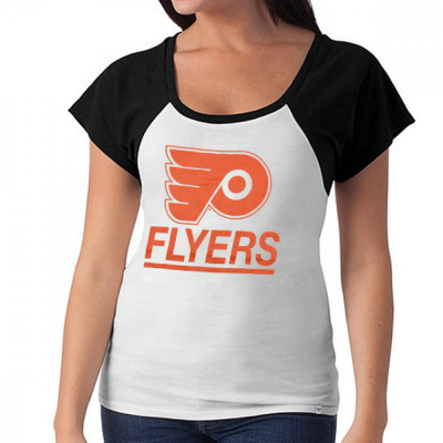 Philadelphia Flyers tricou de dama Big Time Slim Fit Raglan T-Shirt - M foto