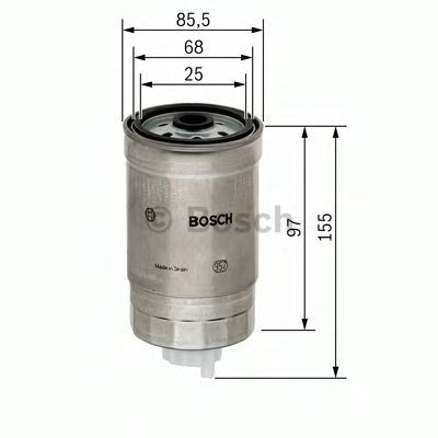 Filtru combustibil FIAT DOBLO Cargo (223) (2000 - 2016) BOSCH F 026 402 048 foto
