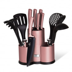 Set Ustensile bucatarie si cutite I-Rose Berlinger Haus BH 6252