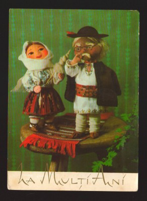 CPIB 19496 FELICITARE - BUNICUL SI NEPOATA IN COSTUME POPULARE foto