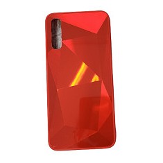 Huse silicon si acril cu textura diamant Samsung A50 ; A50s ; A30s , Rosu