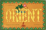 NI1135 Orient, magazin de cafea și dulciuri, ICS Alimentare Cluj, 1972, calendar de buzunar