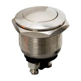 Intrerupator 1 circuit 2A 250V OFF-ON fara retinere Push-Buton metal rotunjit, Generic