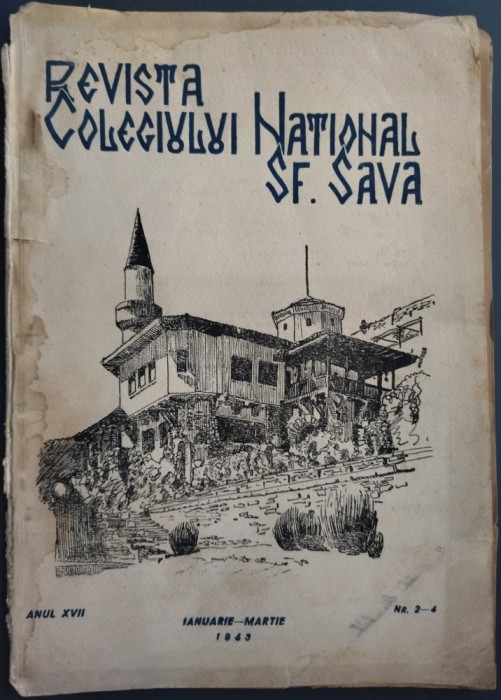 REVISTA COLEGIULUI NATIONAL SFANTUL SAVA/ian-mar 1943/DEBUT ABSOLUT LEONID DIMOV