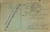 CP1751N Carte poștală circulată Arad, 1918, Feldpost 529 &ndash; frontul italian, ștampilă Feldartillerieregiment Nr 10