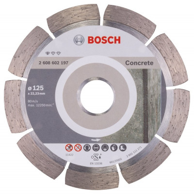 Bosch Professional disc diamantat 125x22.23x1.6x10 mm pentru beton foto